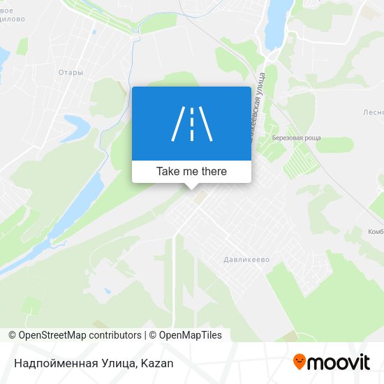 Надпойменная Улица map