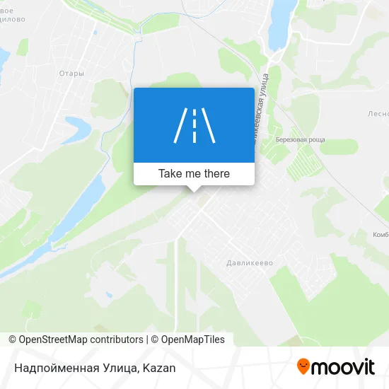Надпойменная Улица map