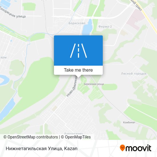 Нижнетагильская Улица map