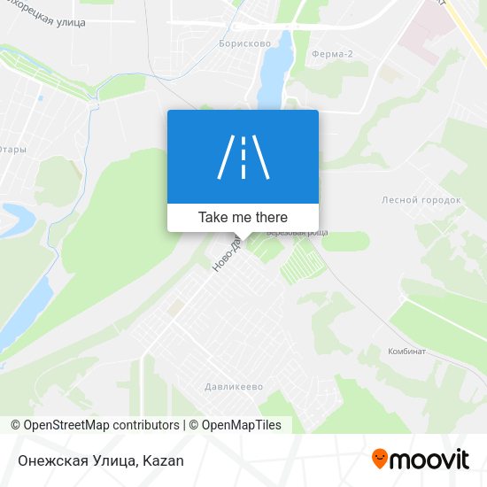 Онежская Улица map
