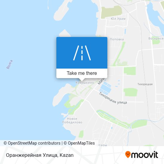 Оранжерейная Улица map
