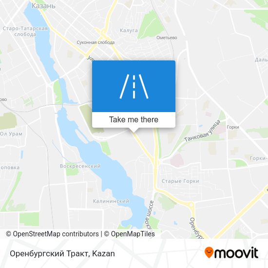 Оренбургский Тракт map
