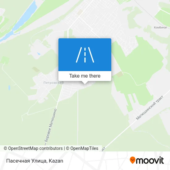 Пасечная Улица map