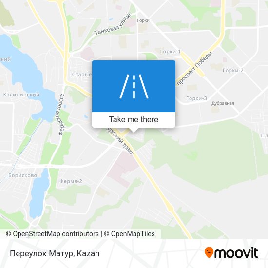 Переулок Матур map