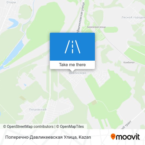 Поперечно-Давликеевская Улица map