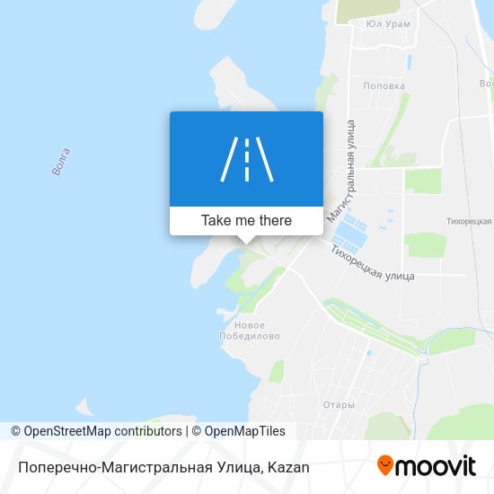Поперечно-Магистральная Улица map