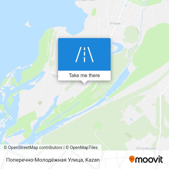 Поперечно-Молодёжная Улица map