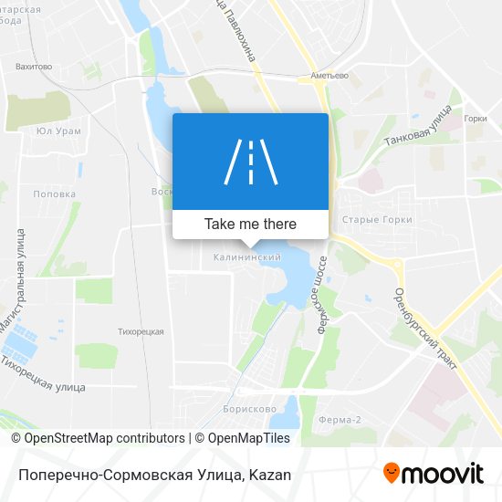 Поперечно-Сормовская Улица map