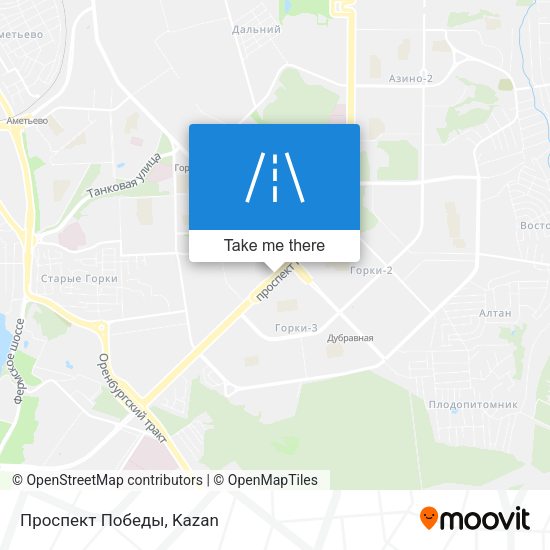 Проспект Победы map