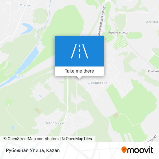 Рубежная Улица map