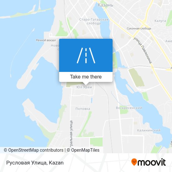 Русловая Улица map