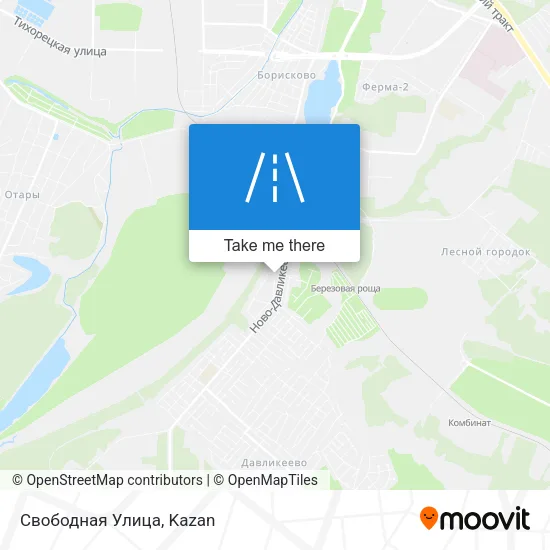 Свободная Улица map
