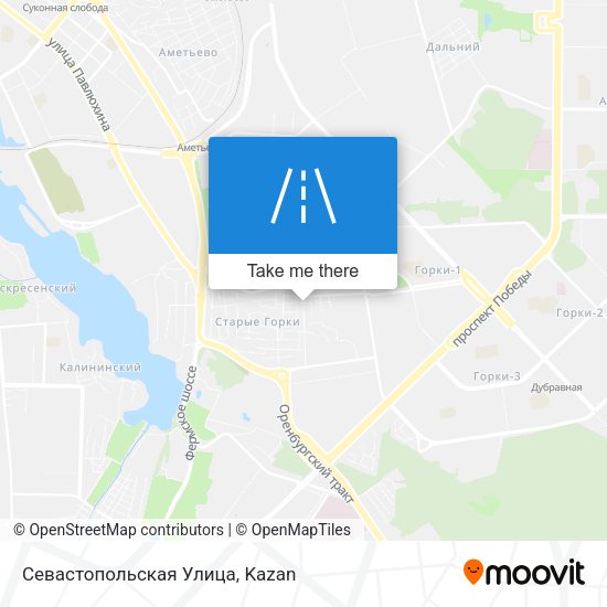 Севастопольская Улица map