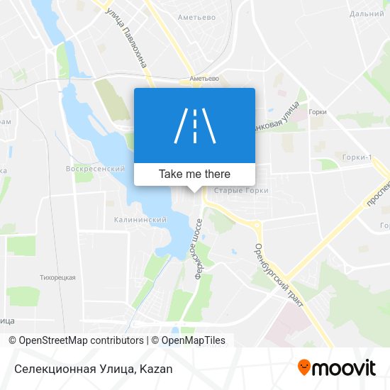 Селекционная Улица map