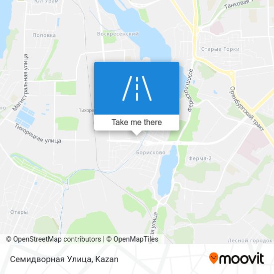 Семидворная Улица map