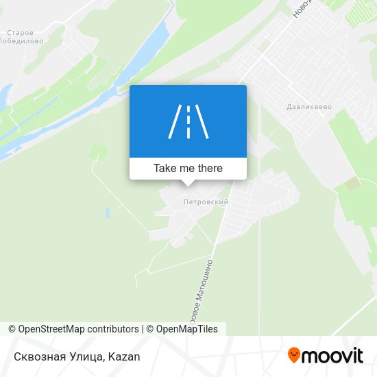 Сквозная Улица map