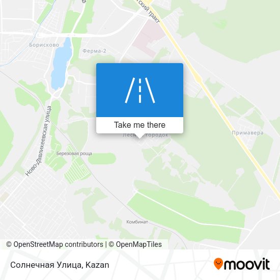 Солнечная Улица map