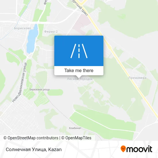 Солнечная Улица map