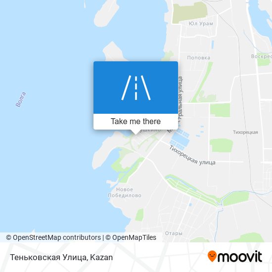 Теньковская Улица map
