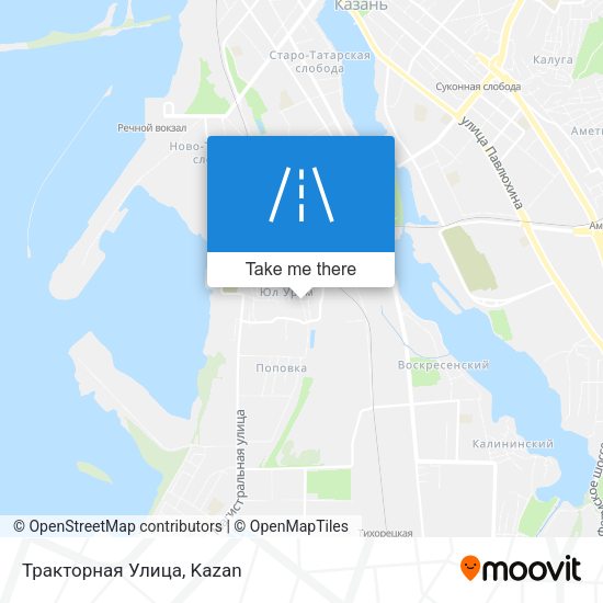 Тракторная Улица map