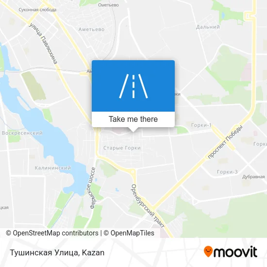 Тушинская Улица map