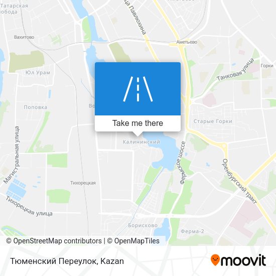 Тюменский Переулок map