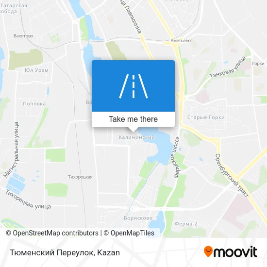 Тюменский Переулок map