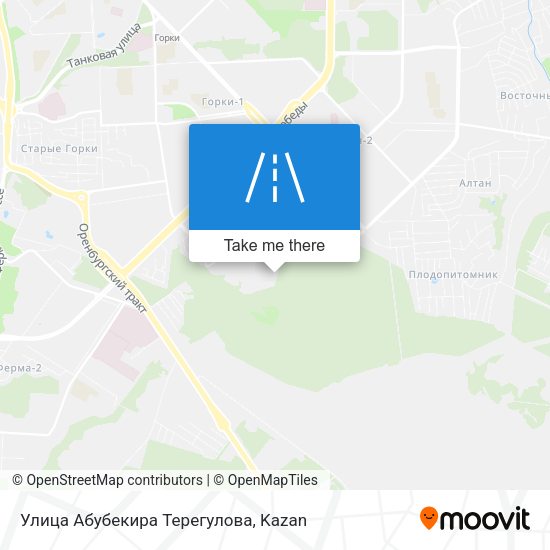 Улица Абубекира Терегулова map