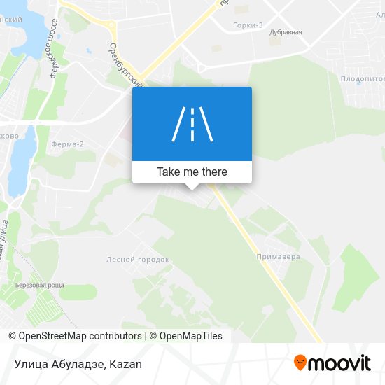 Улица Абуладзе map