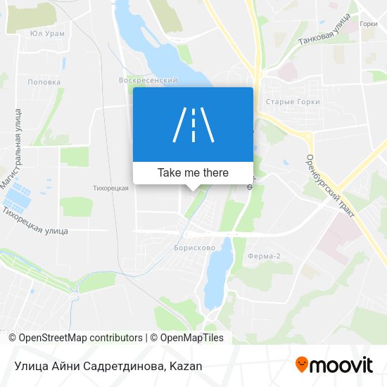 Улица Айни Садретдинова map