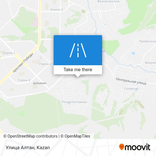 Улица Алтан map