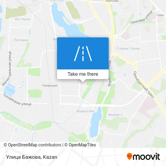 Улица Бажова map