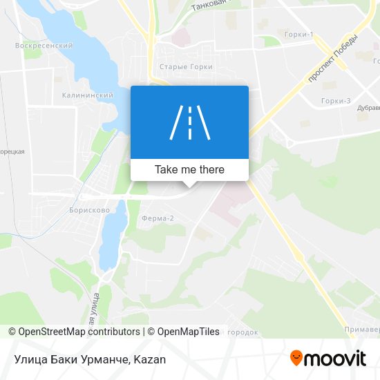 Улица Баки Урманче map