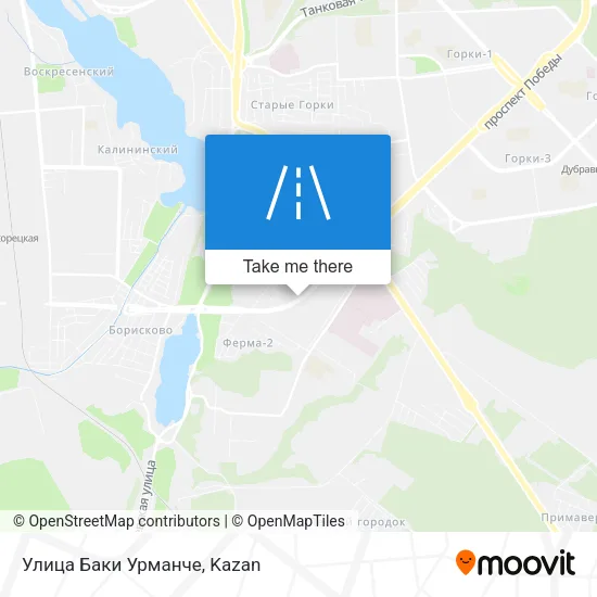 Улица Баки Урманче map