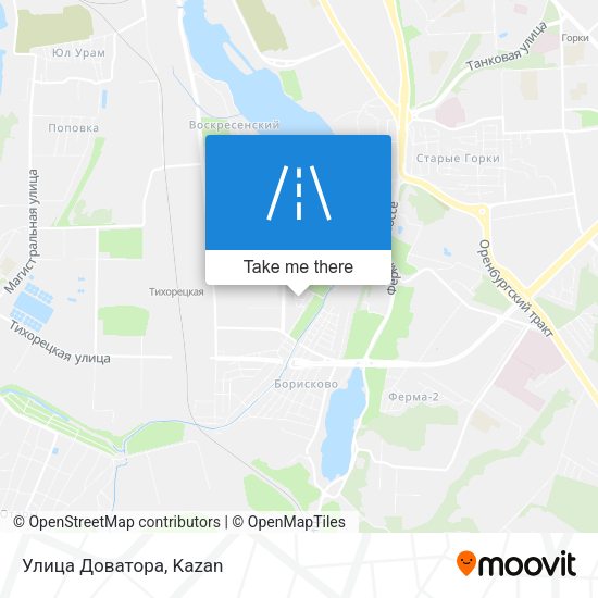 Улица Доватора map