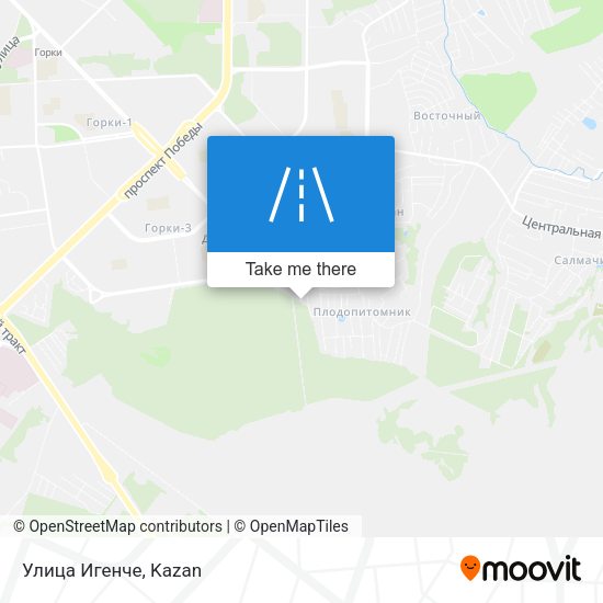 Улица Игенче map