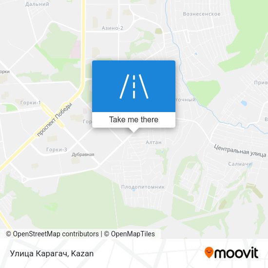 Улица Карагач map