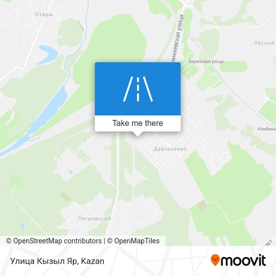 Улица Кызыл Яр map