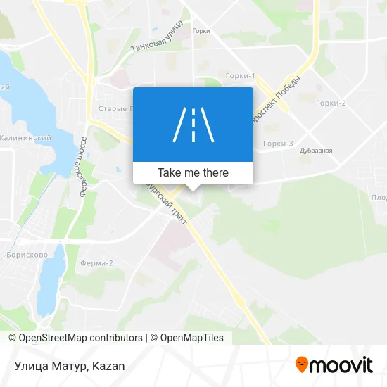 Улица Матур map