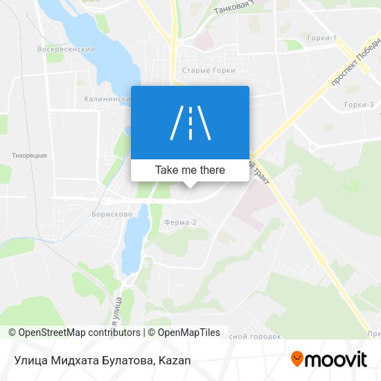 Улица Мидхата Булатова map