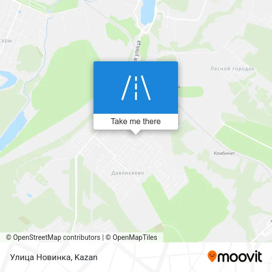 Улица Новинка map