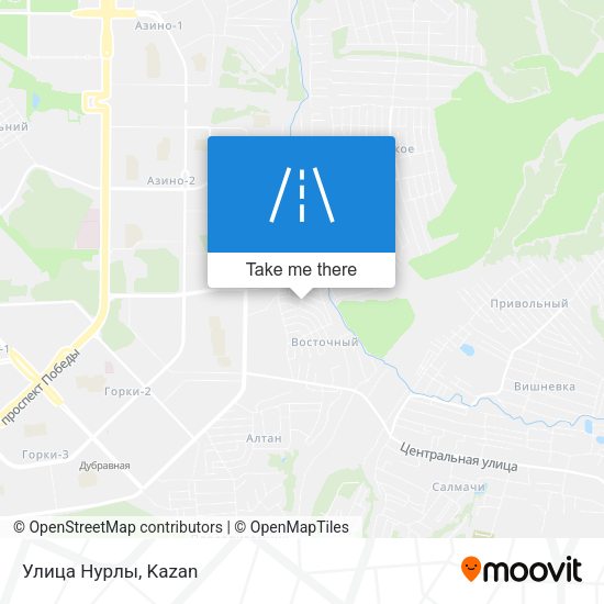 Улица Нурлы map