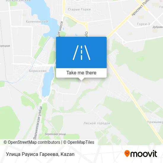 Улица Рауиса Гареева map