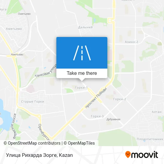 Улица Рихарда Зорге map