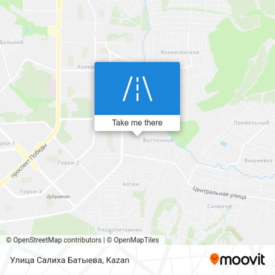 Улица Салиха Батыева map
