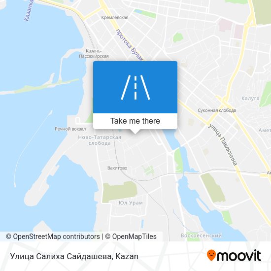 Улица Салиха Сайдашева map