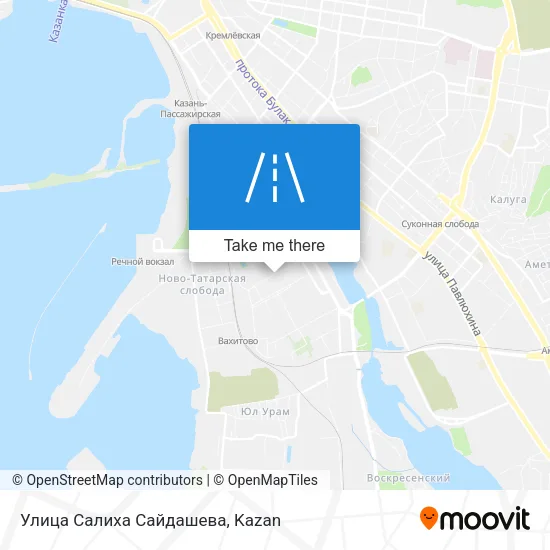 Улица Салиха Сайдашева map