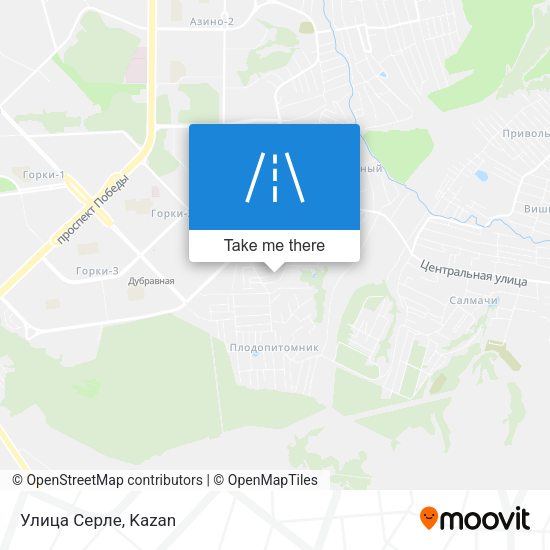 Улица Серле map