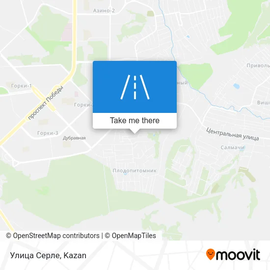 Улица Серле map