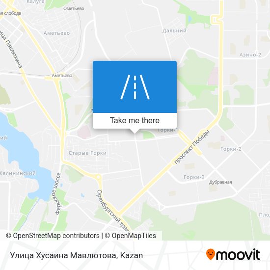 Улица Хусаина Мавлютова map